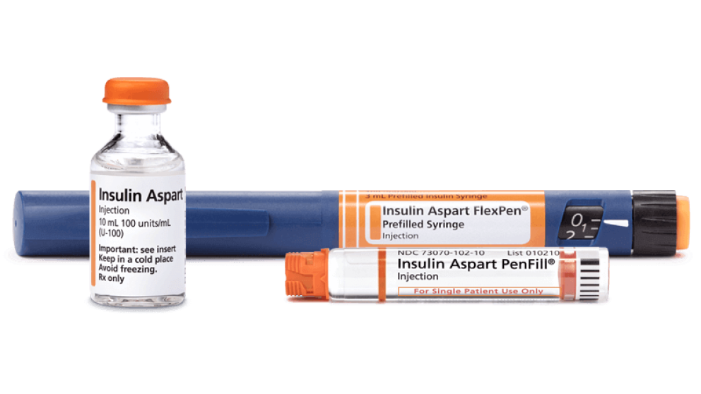 Insulin Aspart Vial, FlexPen, & PenFill